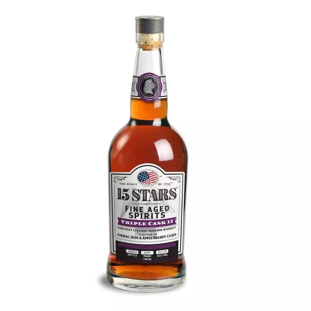 15 Stars Triple Cask II Finished In Cognac Rum & Apple Brandy Fine Age