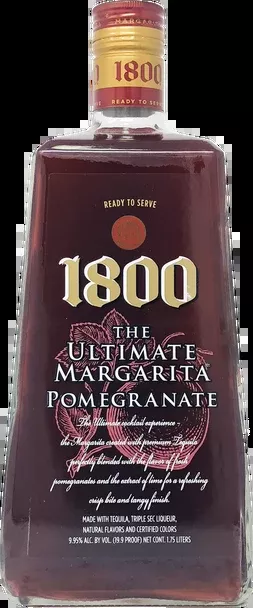 1800 Pomegranate Margarita Ready to Drink | 1.75L