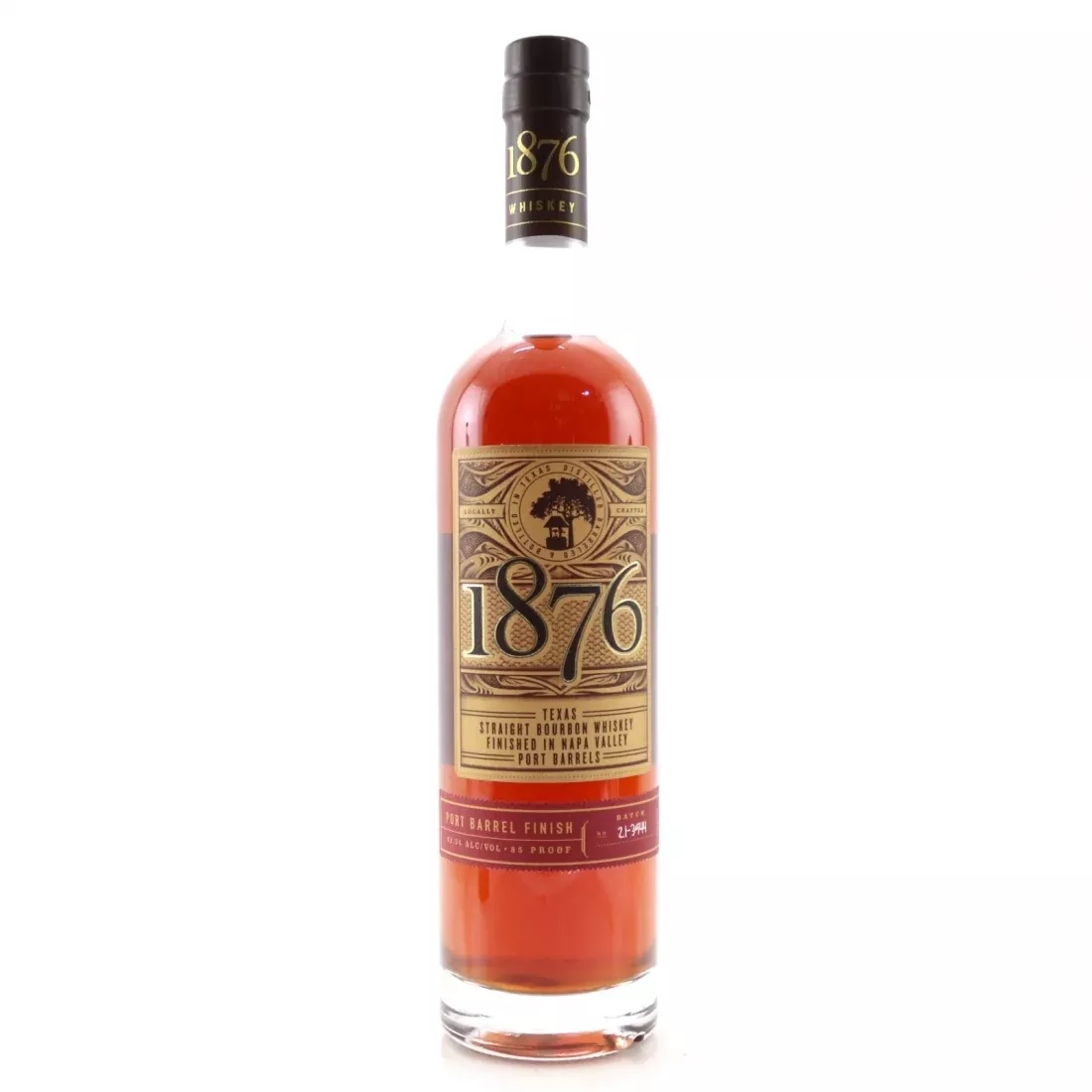 1876 Texas Port barrel Finish Straight Bourbon Whiskey