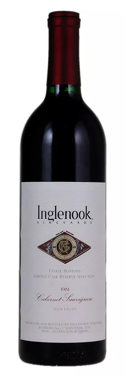 1981 Inglenook Reserve Cask Cabernet Sauvignon, Napa Valley, USA (750ml)