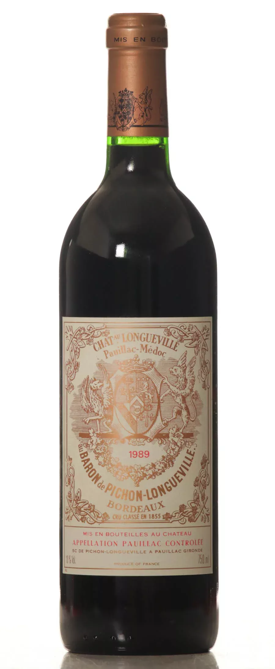 1989 Chateau Pichon-Longueville au Baron de Pichon-Longueville 750ml