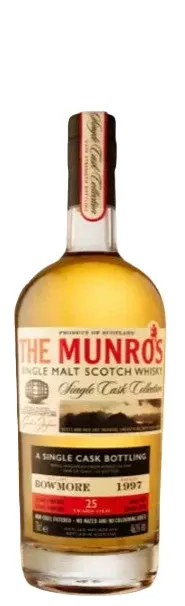1997 The Munro's Bowmore Single Cask 25 Year Old Single Malt Scotch Wh