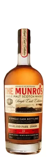 2000 The Munro's Highland Park 22 Year Old Single Malt Scotch Whisky 7