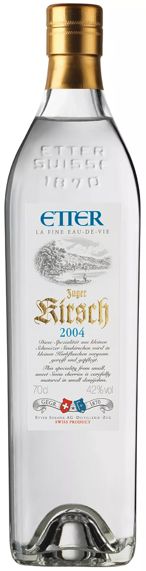 2004 Etter Kirsch A.O.P Zug La Fine Eau-de-vie 700ml