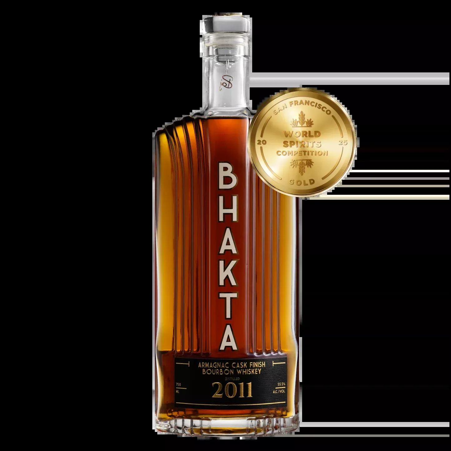 2011 Bhakta Spirits Armagnac Cask Finish Bourbon Whiskey 750ml