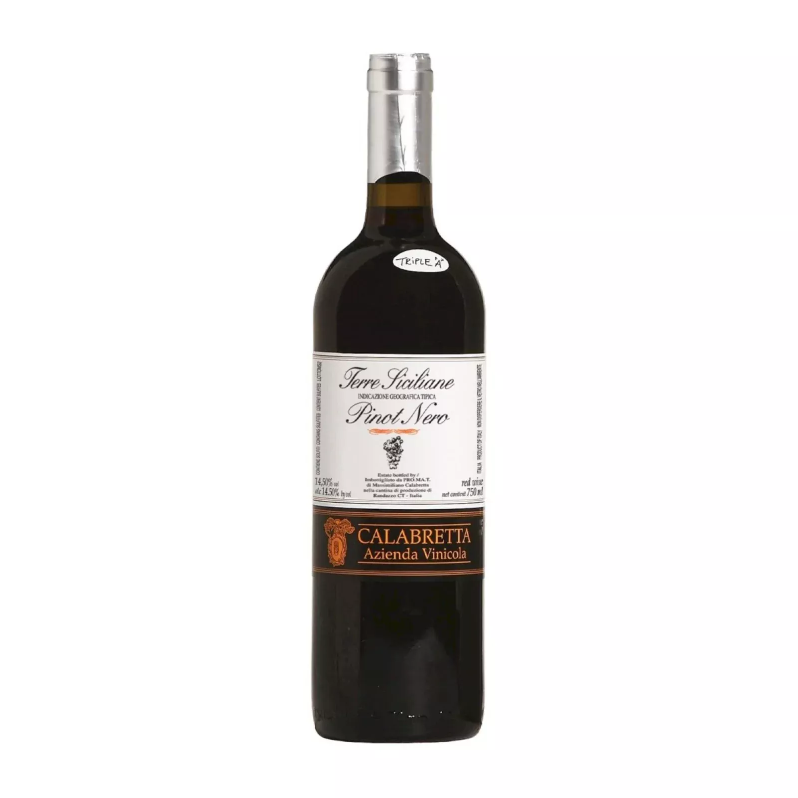 2020 Calabretta Pinot Nero Sicilia IGT 750ml