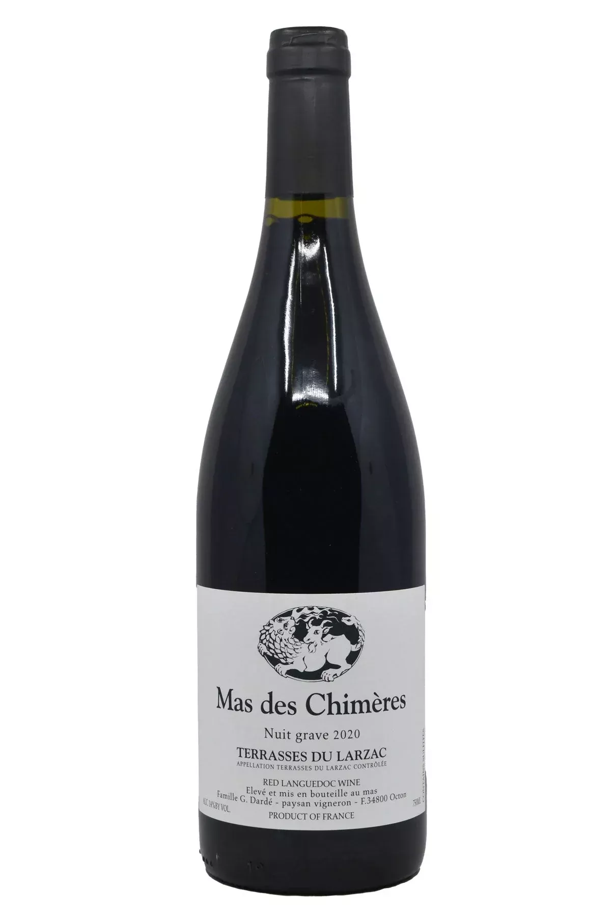 2020 Mas des Chimeres Terrasses du Larzac Nuit Grave 750ml