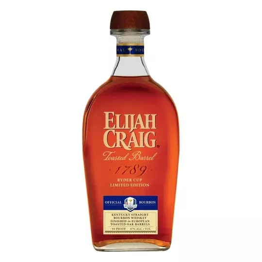 2023 Elijah Craig Ryder Cup Toasted Barrel Straight Bourbon Whisky
