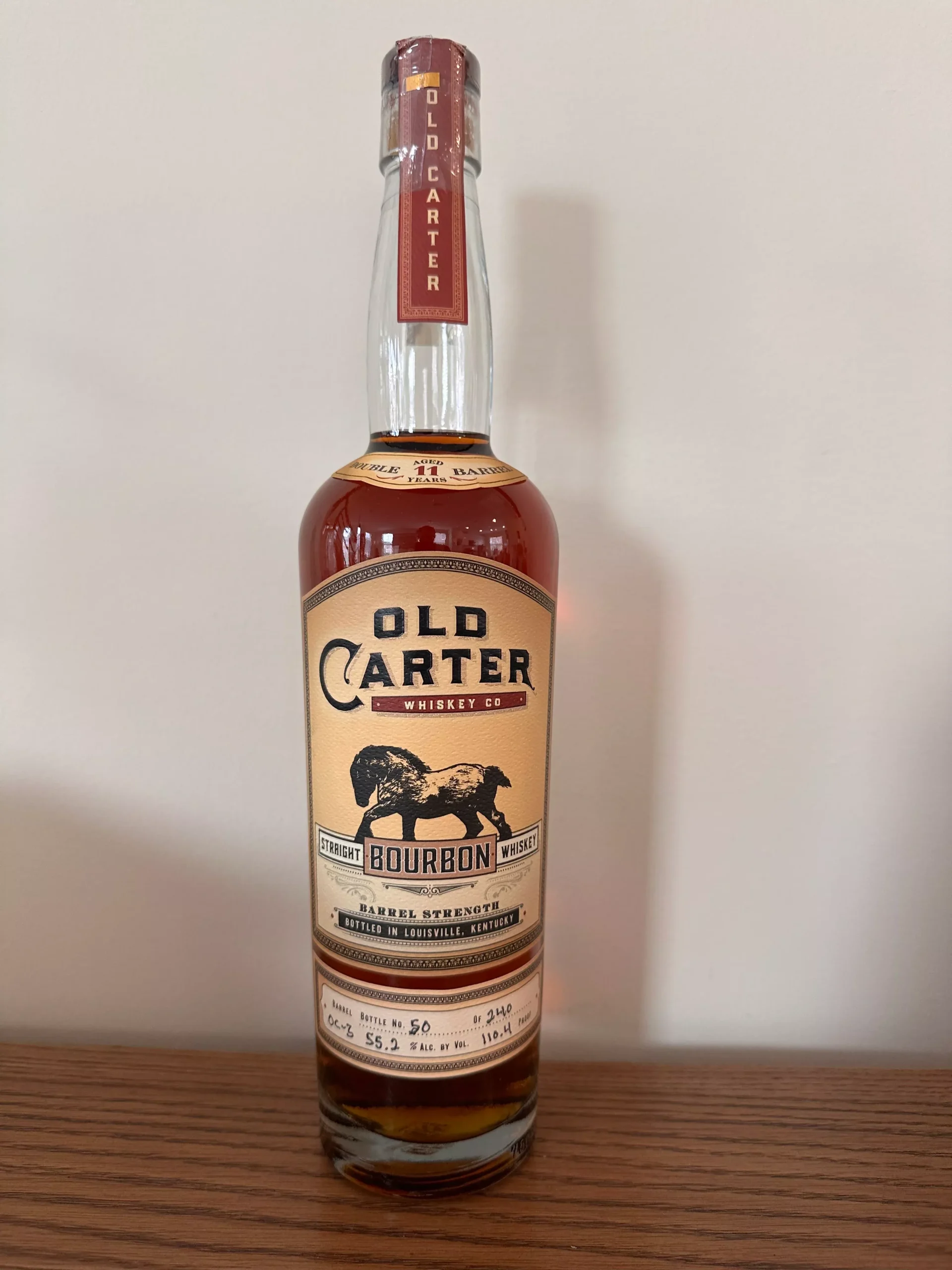 2025 Old Carter Barrel OC-3 Straight Bourbon Whiskey 11 Year Double Ba