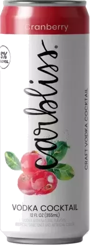 (24pk cans) Carbliss Cranberry Vodka Cocktails, USA (12oz)