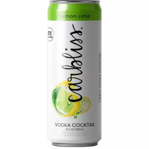 (24pk cans) Carbliss Lemon - Lime Vodka Cocktails, USA (12oz)