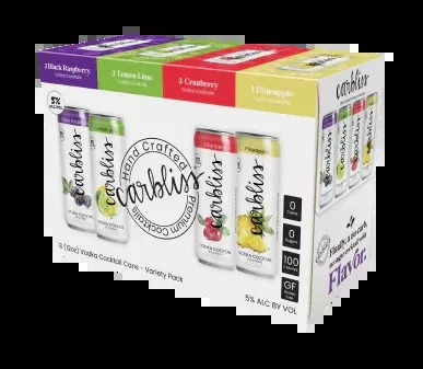 (24pk cans) Carbliss Vodka Cocktail Variety Pack, USA (12oz)