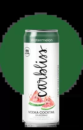 (24pk cans) Carbliss Watermelon Vodka Cocktails, USA (12oz)
