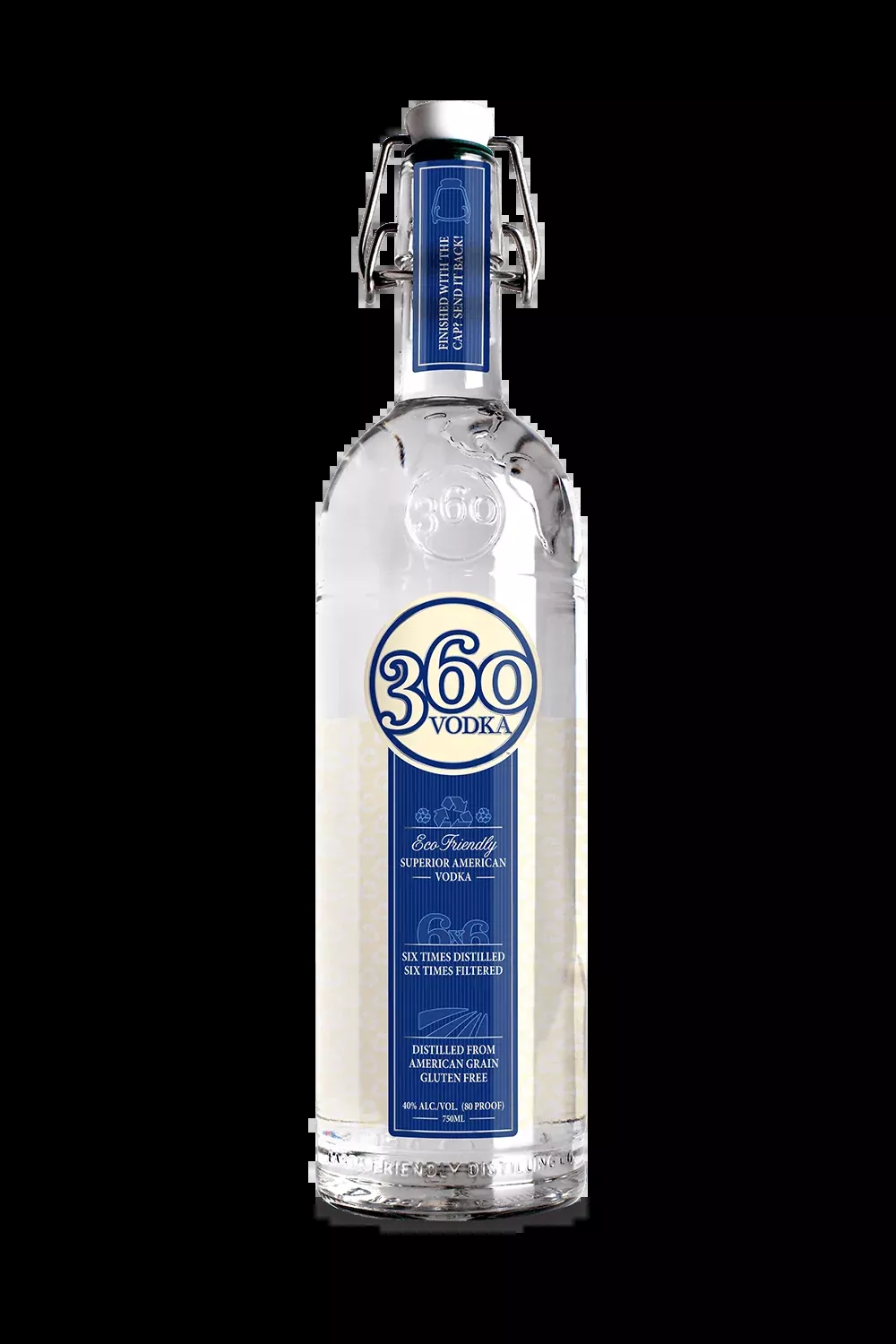 360 Vodka - Eco Friendly Superior American Vodka