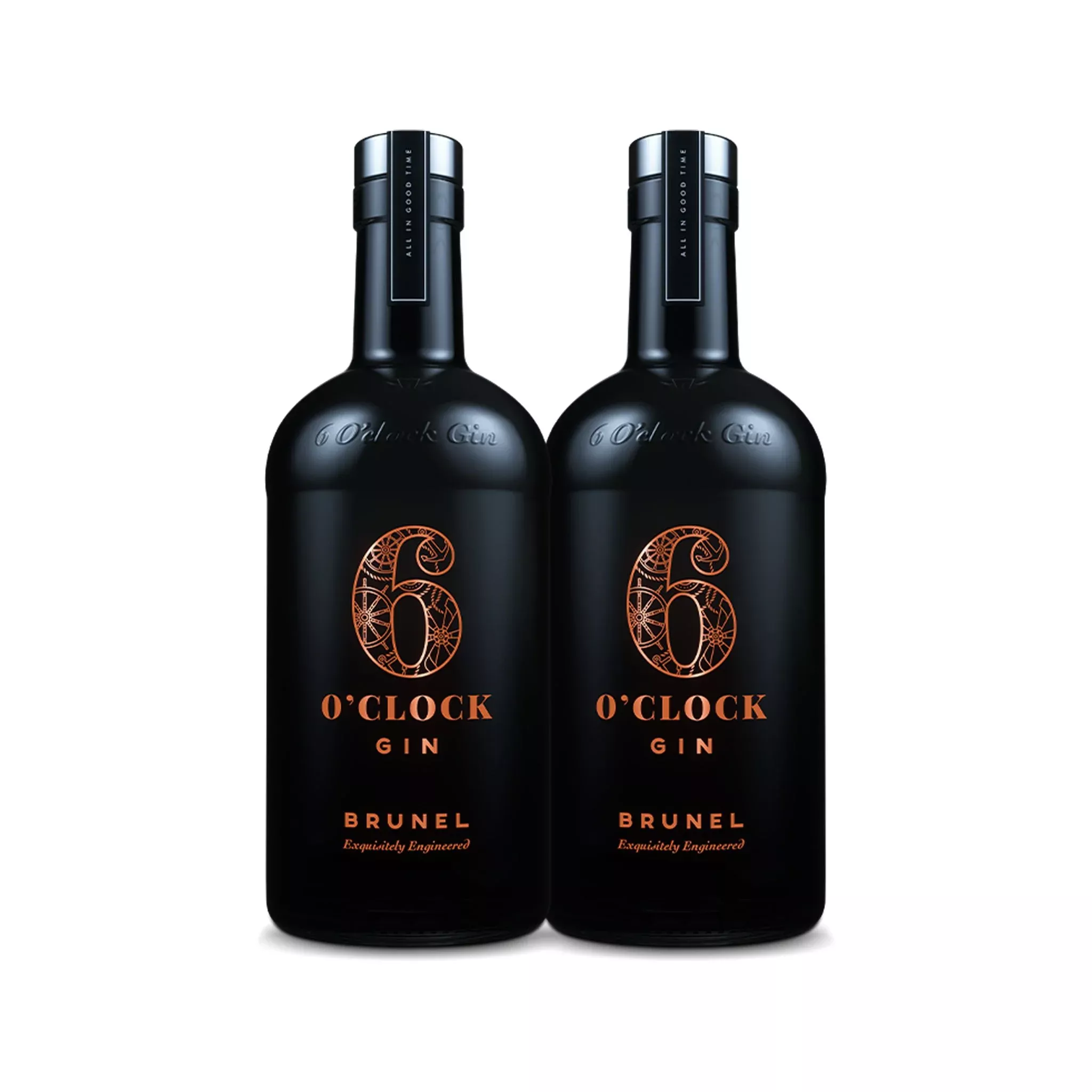 6 O'Clock Brunel Edition Gin (2) Bottle Bundle