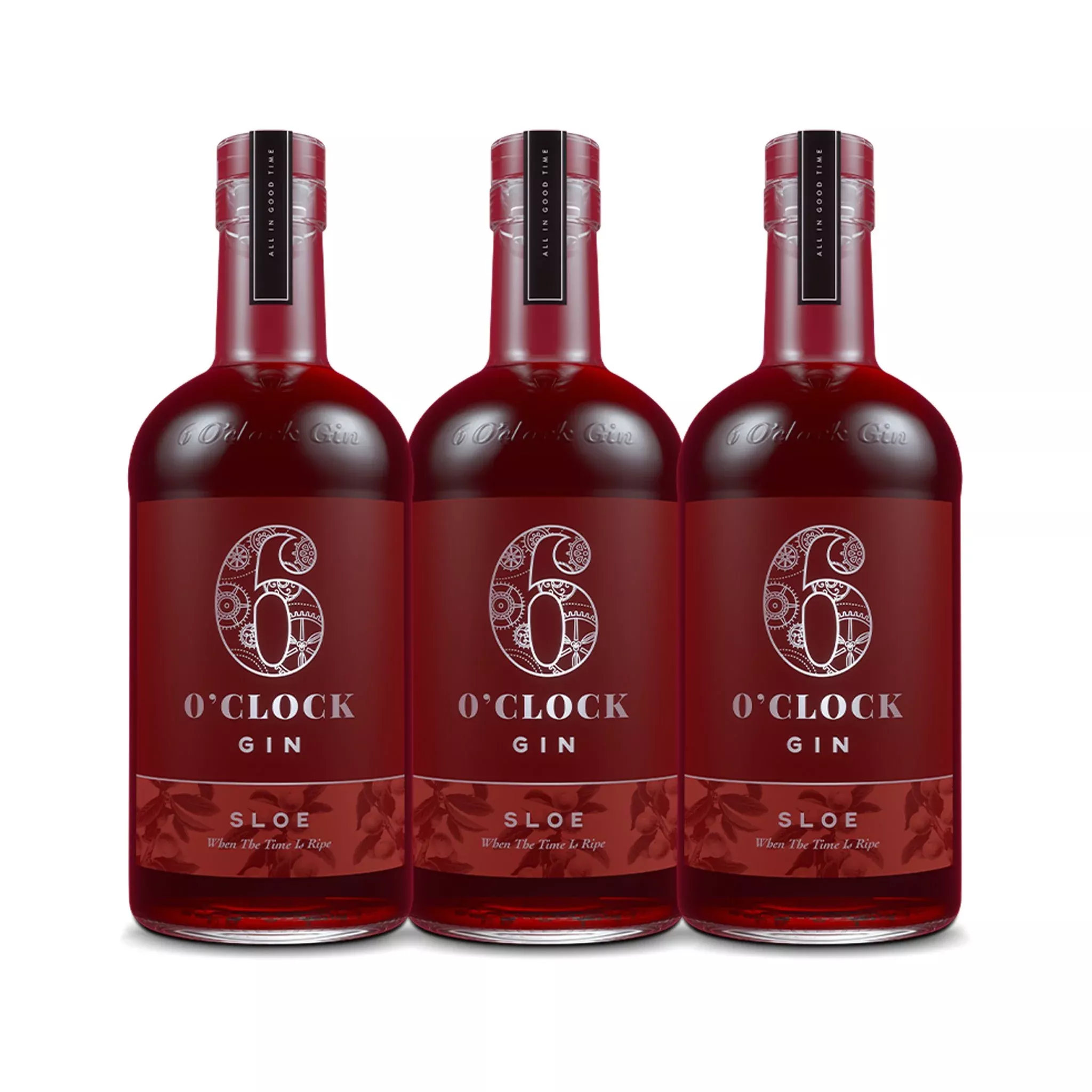 6 O'Clock Sloe Gin (3) Bottle Bundle