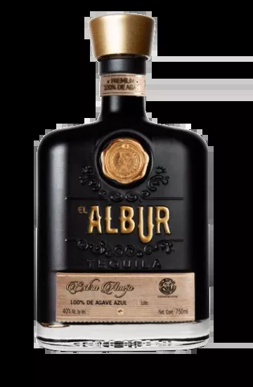 Albur Extra Anejo Black Bottle Tequila