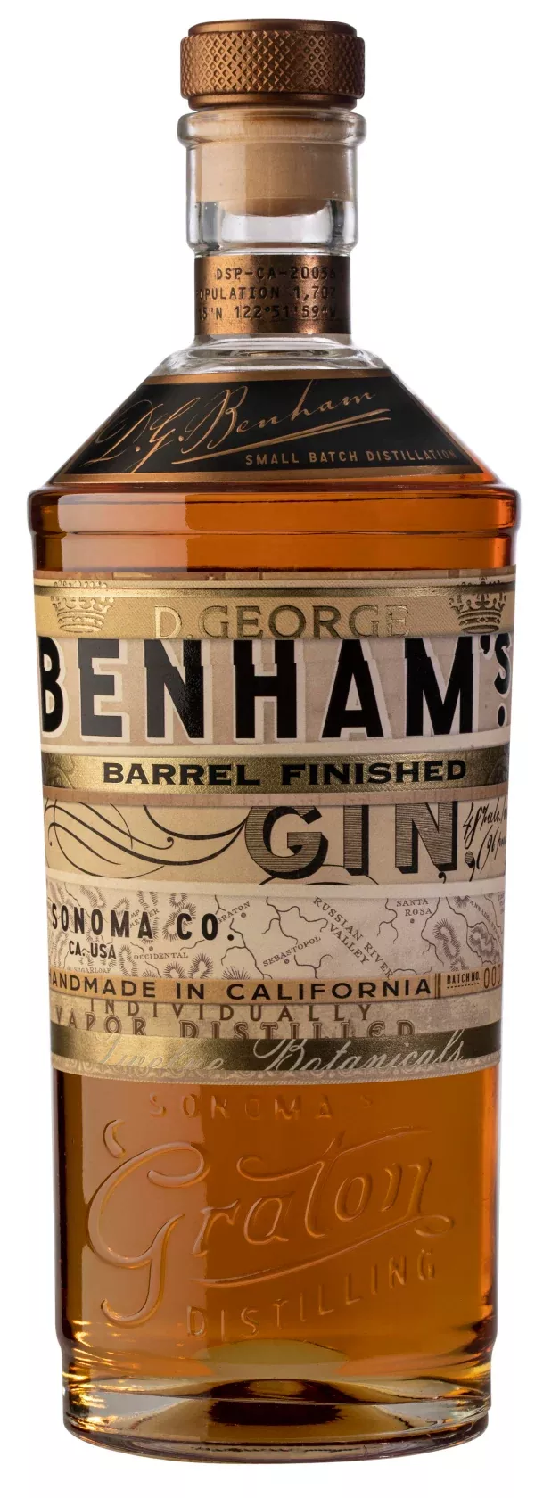 Benham's Barrel Finished Gin
