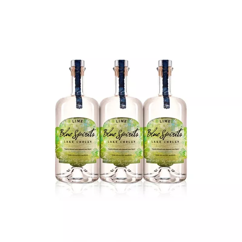 Blue Spirits Lime Tequila (3) Bottle Bundle