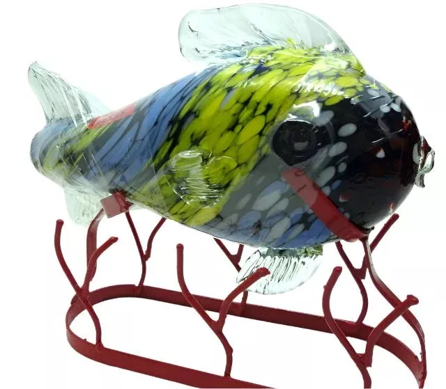 Calera Fish on metal stand Anejo Tequila