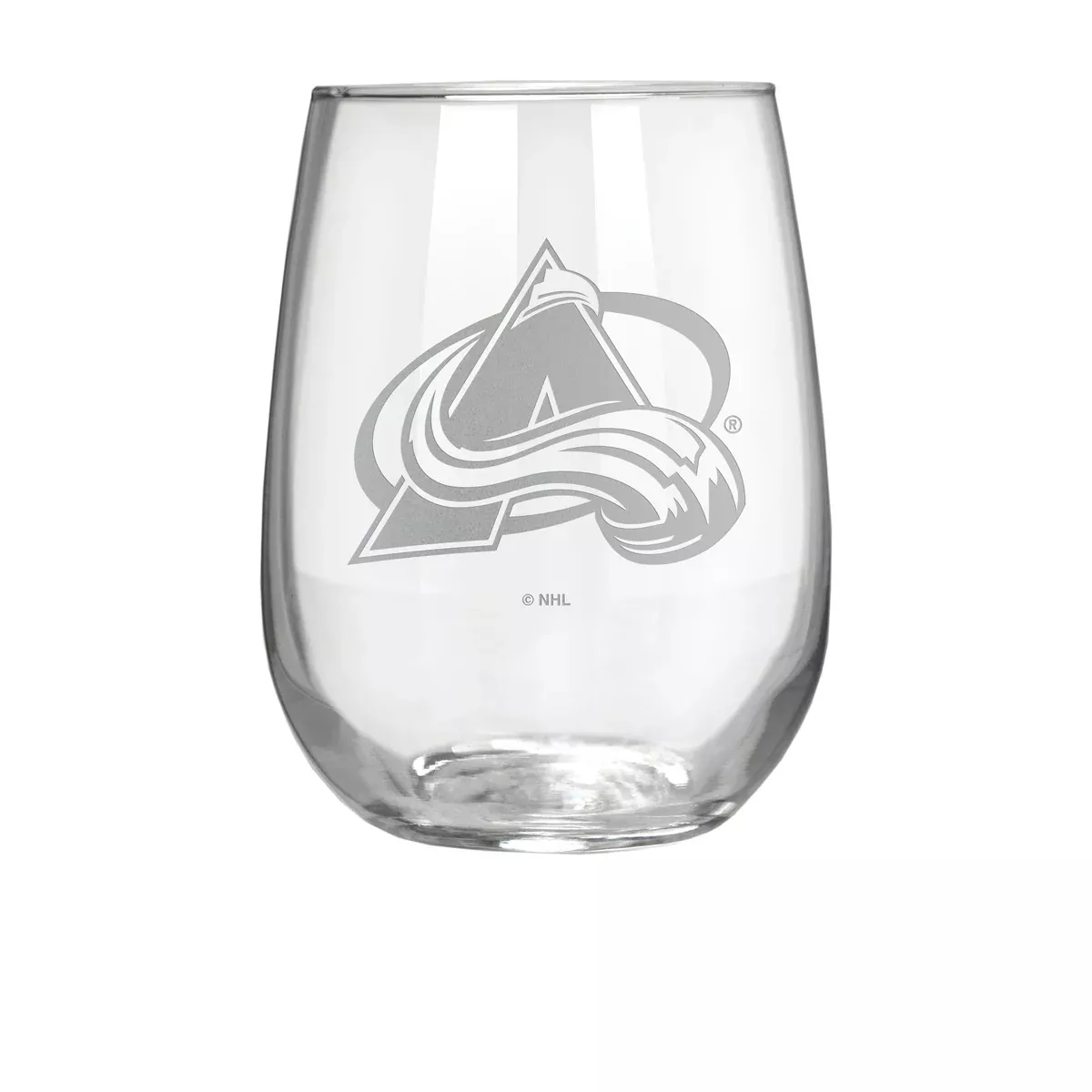 Colorado Avalanche 17 oz. Stemless Wine Glass