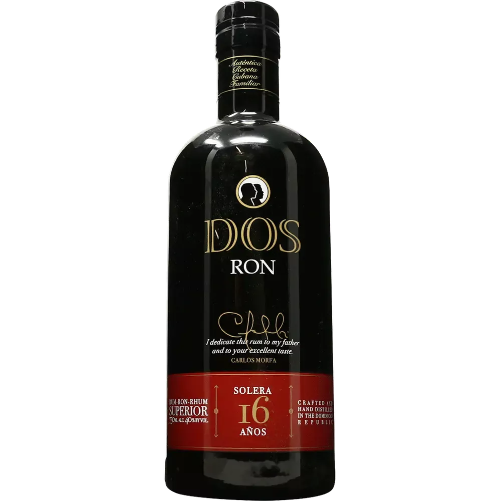 Dos Ron Aged 16 Anos Rum, Dominican Republic (750ml)