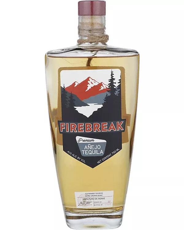 Firebreak Premium Anejo Tequila 750ml