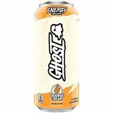 Ghost Energy Drink Zero Sugar Orange Cream Can 16-Oz