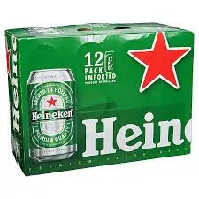 Heineken Lager Beer 12-Oz Can 12-Pack