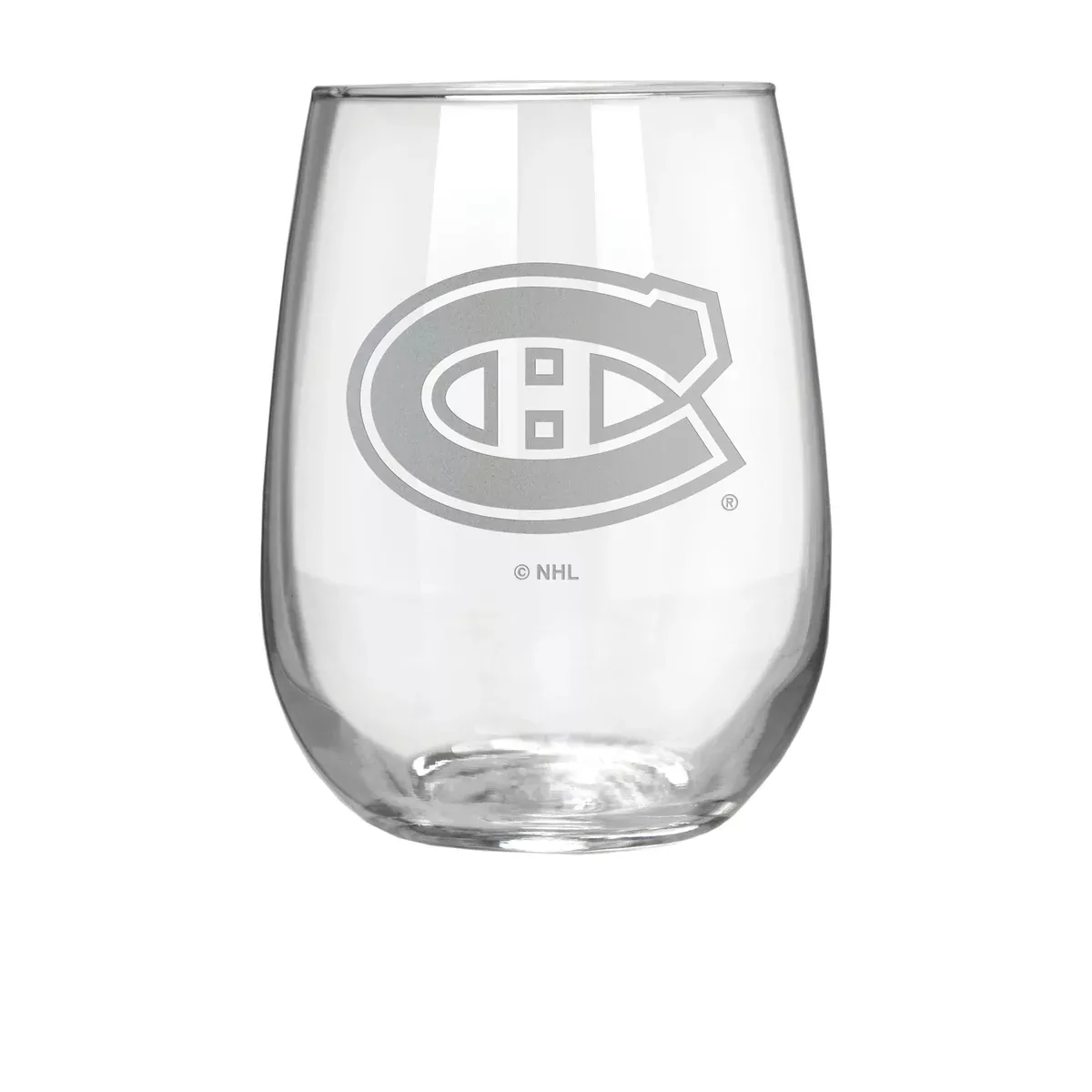 Montreal Canadiens 17 oz. Stemless Wine Glass