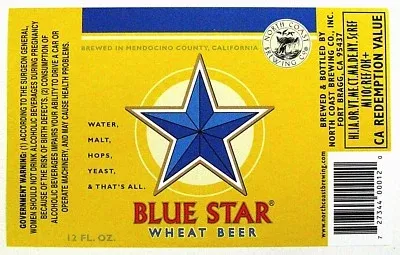 North Coast Brewing Co. Blue Star Wheat Beer 12-Oz Can 6-Pack