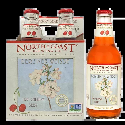 North Coast Tart Cherry BrlnrWeise 22-Oz 4-Pack