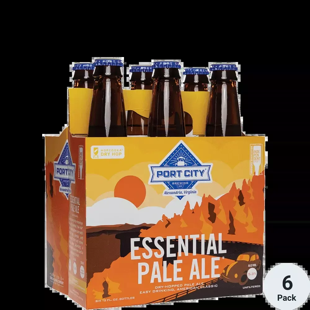 Port City Brewing Essential Pale Ale Beer 12-Oz Bottle 6-Pack