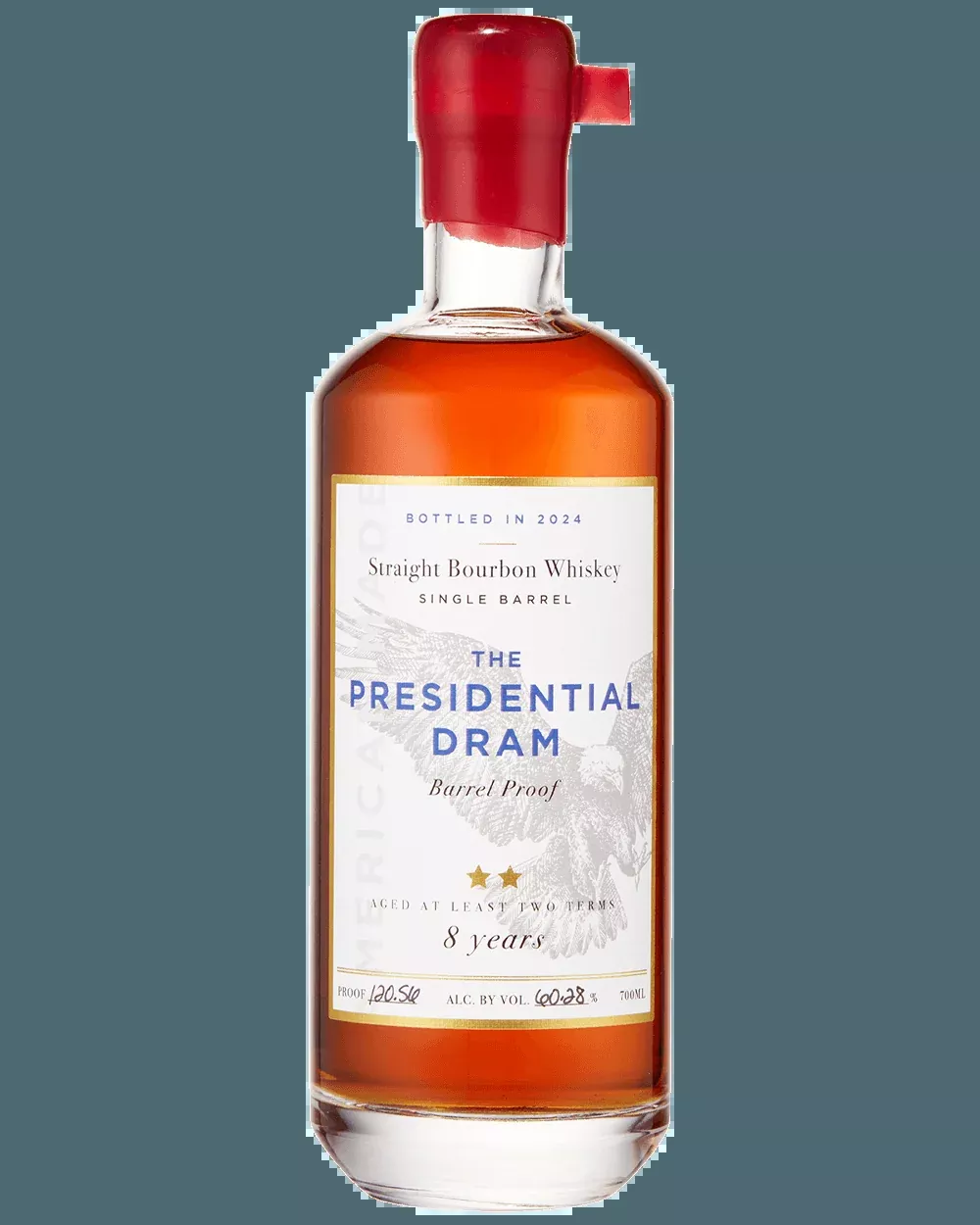 Proof and Wood The Presidential Dram 8 Year Old Straight Bourbon Whisk