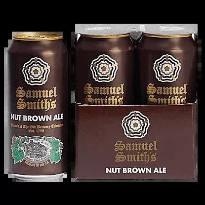 Samuel Smith's Nut Brown Ale Beer 14.9-Oz Can 4-Pack