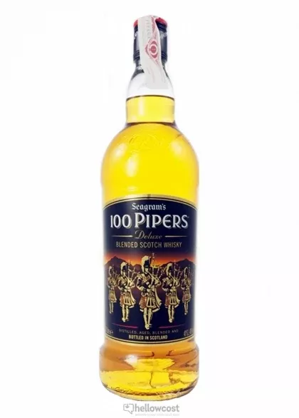 Seagram's 100 Pipers Deluxe Blended Scotch Whisky 1L