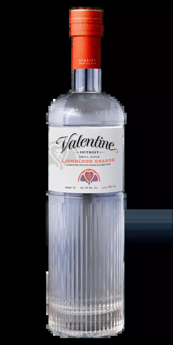 Valentine Distilling Lionblood Orange Vodka, Michigan, USA (750ml)