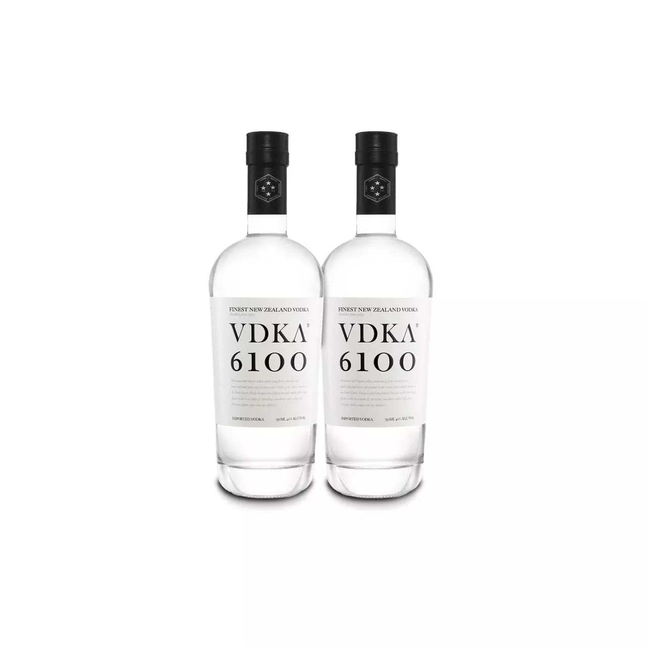 VDKA 6100 Vodka (2) Bottle Bundle