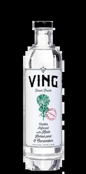 VING Farm Fresh Kale Lemon Peel and Cucumber Infused Vodka
