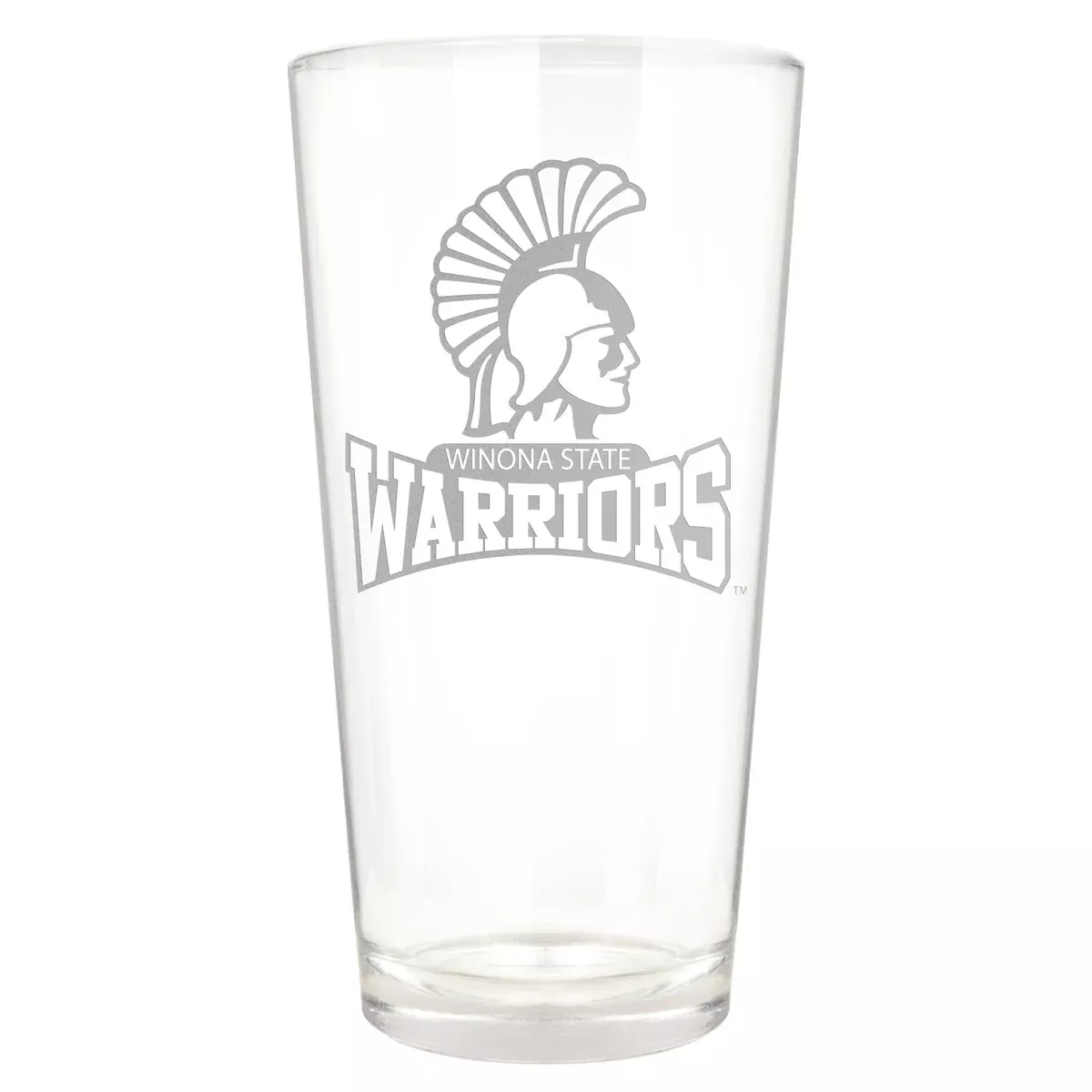 Winona State Warriors 16 oz. Pint Glass