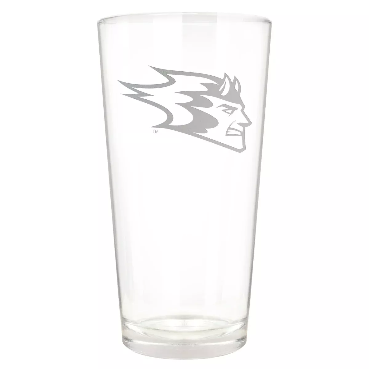 Wisconsin Stout Blue Devils 16 oz. Pint Glass